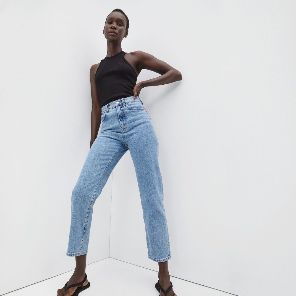 NWT Everlane The Way-High Jean in Light Indigo (Size 24 - Runs Large)